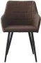 Трапезни столове тип кресло - комплект от 2 бр. - C-UDC067BR, снимка 2