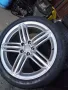 Аалуминиеви оригинални джанти за Ауди 19- 5х112 с зимни гуми 255 40 19, снимка 1