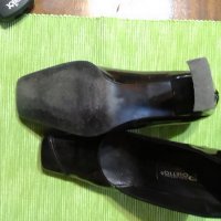 Дамски комплект обувки и чанта, лачени, снимка 4 - Дамски обувки на ток - 40197488