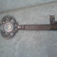 стар голям ключ декорация, снимка 1 - Антикварни и старинни предмети - 44422033