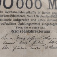 Райх банкнота - Германия - 200 000 марки / 1923 година - 17928, снимка 4 - Нумизматика и бонистика - 31031211