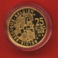 25 евро юбилейна Златна монета Олимпийски игри 2008, снимка 2 - Нумизматика и бонистика - 34972602