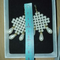 Дамски перлени обеци, снимка 8 - Обеци - 34269071
