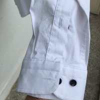 Мъжка официална бяла риза, снимка 1 - Други - 42107478