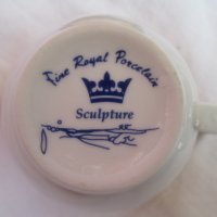 Fine Royal Porcelain Sculpture- Египетски марков фин порцеланов сервиз за кафе., снимка 4 - Сервизи - 37205075