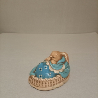 Рядка находка Винтаж домашен декор:1956 Pendelfin Bunny -Докосване на причудливост за вашия рафт, снимка 5 - Антикварни и старинни предмети - 44701727