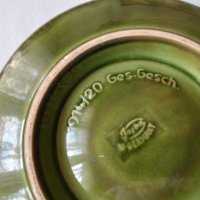керамичен венец Адвент венец зелен, снимка 3 - Антикварни и старинни предмети - 42046826