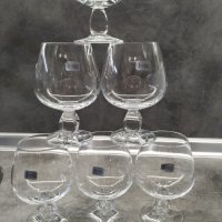 Кристални нови чаши за вино , снимка 2 - Чаши - 40672831