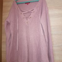 Guess пуловер +подарък шапка тип тюрбан H&M, снимка 3 - Блузи с дълъг ръкав и пуловери - 35588617