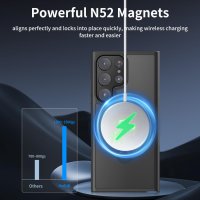 Aunote for MagSafe Магнитен калъф за Samsung S24 , черен, снимка 7 - Калъфи, кейсове - 44494627