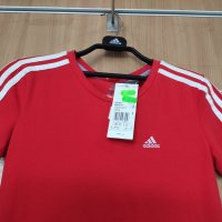 Adidas дамска червена блуза 2ХS;М, снимка 1 - Тениски - 32197994