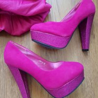 НОВИ обувки цвят фуксия № 36, снимка 1 - Дамски елегантни обувки - 36731393