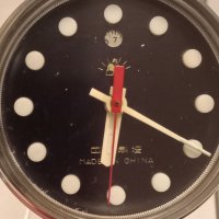 Стар китайски механичен часовник будилник , снимка 4 - Антикварни и старинни предмети - 39854534