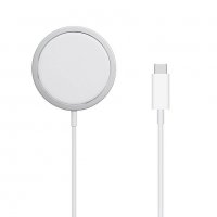 15W MagSafe Magnetic Charger безжично магнитно зарядно за iPhone, снимка 1 - Оригинални зарядни - 33929884