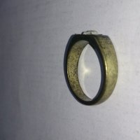 Метален златист пръстен - 56371, снимка 4 - Пръстени - 29248776