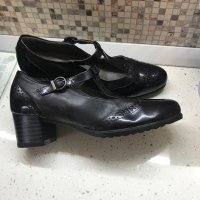 Дамски летни обувки със ток ,,PITILLOS” номер 38, снимка 2 - Дамски обувки на ток - 29812801