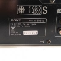 Стерео тунер SONY ST-S170, снимка 5 - Ресийвъри, усилватели, смесителни пултове - 39063469