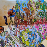 Диснейленд Париж / Disneyland Paris, голям албум с информация на англ./френски език, снимка 5 - Енциклопедии, справочници - 44791588