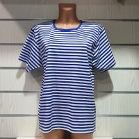 Нова дамска моряшка класическа тениска, Памук, снимка 3 - Тениски - 30499230