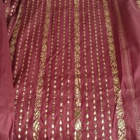 Индийски плат,сари, снимка 6 - Платове и дамаски - 42781918