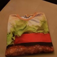 Very Rare Original Hamburger Sweater by Mr. GUGU & Miss GO, снимка 1 - Суичъри - 29336139