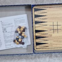 Дървена табла с морски шах, снимка 2 - Образователни игри - 42785597