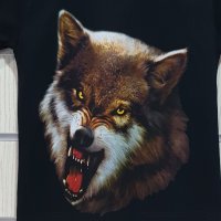Нова детска тениска с дигитален печат Зъбат вълк, Серия Вълци, снимка 7 - Детски тениски и потници - 29902524