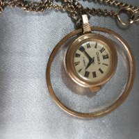 Позлатен дамски руски механичен часовник "Чайка", снимка 2 - Антикварни и старинни предмети - 31180068