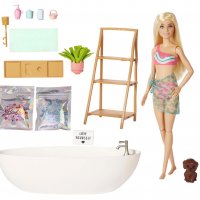 Кукла Barbie - Игрален комплект вана с конфети, снимка 2 - Кукли - 40013498