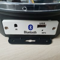 Bluetooth Диско лампа с вградени тонколонки + Флашка USB LED Light, снимка 10 - Настолни лампи - 16604136