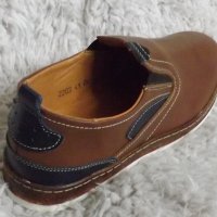 Обувки, кафяви, естествена кожа, код 308/ББ1/65, снимка 6 - Спортно елегантни обувки - 36657740