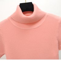 нежно плетено поло, снимка 2 - Блузи с дълъг ръкав и пуловери - 37924569