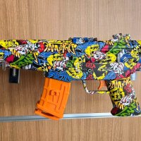 Бластер, пушка с гел топчета, gel blaster, автомат, MP5, снимка 5 - Електрически играчки - 42740093