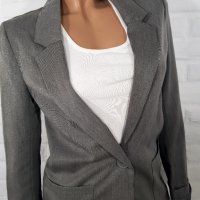 H&M Дамско сиво сако с външни джобове, снимка 5 - Сака - 38640711