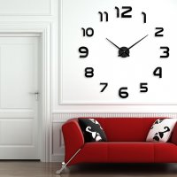 3D стенен часовник с Арабски цифри 4202, снимка 8 - Други стоки за дома - 30908154