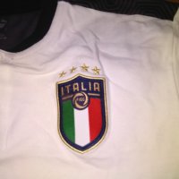Италия футболна тениска маркова на Пума тренировъчна 97% памук размер М реален, снимка 4 - Футбол - 42511669