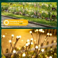 Градински светлини-нови модернизирани,соларни светлини на открито, водоустойчиви,10 бр., снимка 7 - Соларни лампи - 42375791