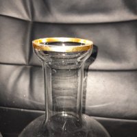 Стъклена ваза , снимка 2 - Вази - 42866253