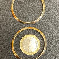 Златни обеци халки кръст ланец пръстен 14 карата 585 златни zlato prasten obeci gold , снимка 5 - Бижутерийни комплекти - 33865425