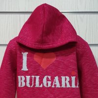 Нов детски суичър с трансферен печат I LOVE BULGARIA, снимка 7 - Детски анцузи и суичери - 32034555