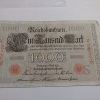Райх банкнота - Германия - 1000 марки / 1910 година- 17954, снимка 6 - Нумизматика и бонистика - 31034691