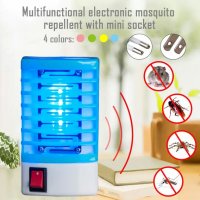 2в1 ЛЕД Лампа убиец на комари , мухи и други насекоми за контакт 220 V 