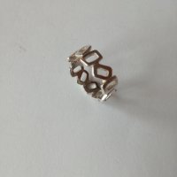 Сребърен пръстен , халка -  925 сребро, снимка 3 - Пръстени - 30684111