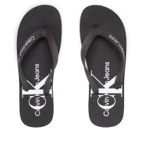 ДЖАПАНКИ - CALVIN KLEIN Monogram Beach Sandal; размери: 41, снимка 3 - Джапанки - 37125045