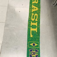 футболен шал Бразилия нов размери 18 х 150см , снимка 2 - Футбол - 35183679