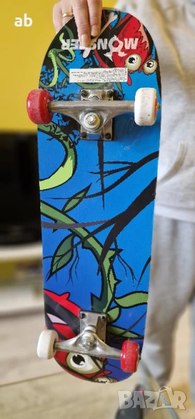 Скеитборд Monster използван в добро състояние, снимка 1