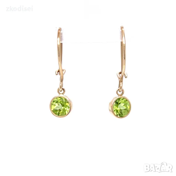 Златни обеци 1,27гр. 14кр. проба:585 модел:31969-1, снимка 1