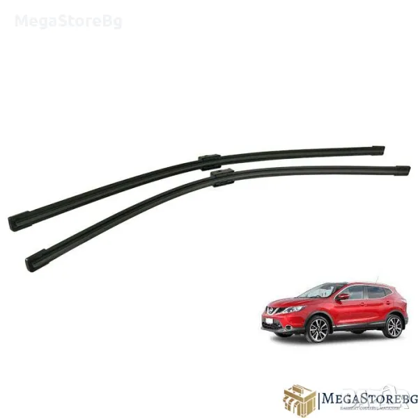 Предни чистачки за Nissan Qashqai (2007) 2бр/к-т, снимка 1