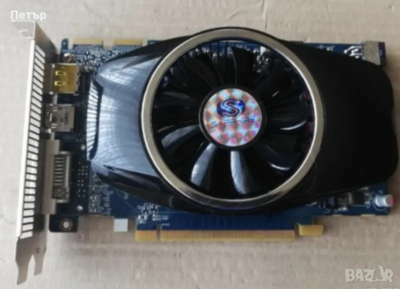 Видео карта AMD Radeon Sapphire HD 5750 HDMI 1024MB GDDR5 128bit PCI-E, снимка 1