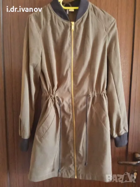 Тънко дълго модерно яке , снимка 1